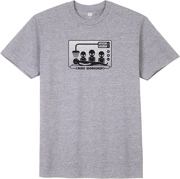 Alien Workshop - Abduction Rays Ss S-steel Grey - Skateboard TShirt