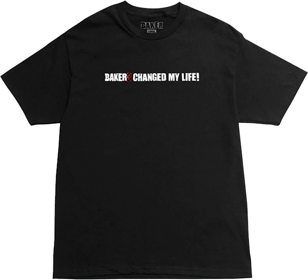 Baker - Baker-3 Changed My Life Ss M-black - Skateboard TShirt