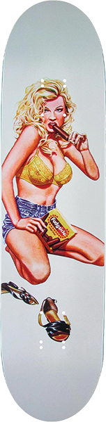 World Industries - Campbell Fudgesicle Deck-7.7 Wht Ex7 - Skateboard Deck