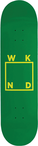 Weekend - Logo Deck-8.25/sn Green - Skateboard Deck