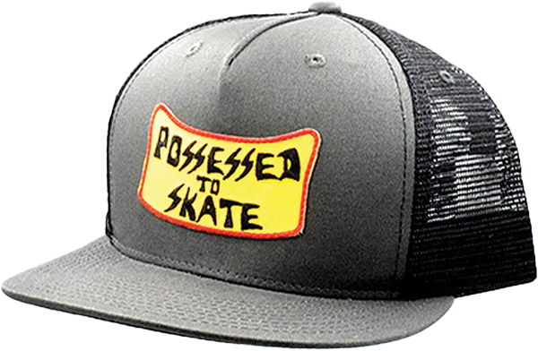 Suicidal Skates - Possessed To Skate Mesh Hat Adj-blk/char - Skateboard Hat