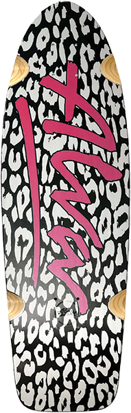 Alva - 1979 Leopard Dk-9.2x30 Sil/blk/magenenta - Skateboard Deck