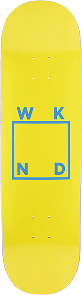 Weekend - Logo Deck-8.6/sn Yellow - Skateboard Deck