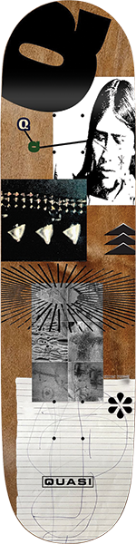 Quasi - Shiprock Deck-8.0 Brown - Skateboard Deck