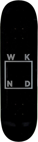 Weekend - Logo Deck-8.37/sn Black - Skateboard Deck