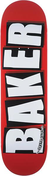 Baker - Brand Logo Deck-8.5 Red/wht - Skateboard Deck