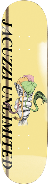 Jacuzzi - Yanko Venom Treat Deck-8.75 Cream Ex7 - Skateboard Deck
