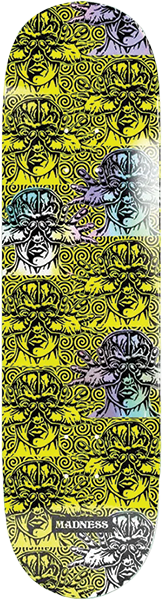 Madness - Repeat Offender Dk-8.25 Saftey Yel/holo R7 - Skateboard Deck