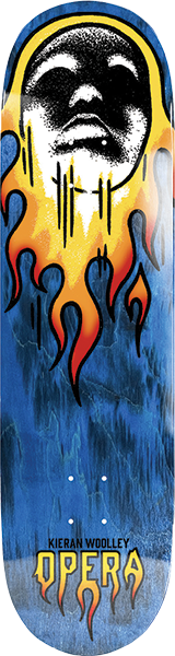Opera - Woolley Flame Deck-8.5 Blue Bleed Ex7 - Skateboard Deck