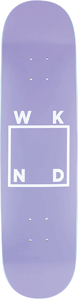 Weekend - Logo Deck-7.75/wb Lavender - Skateboard Deck
