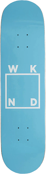 Weekend - Logo Deck-8.0/wb Blue - Skateboard Deck
