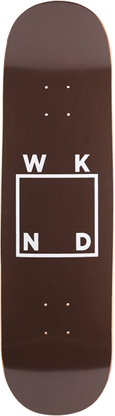 Weekend - Logo Deck-8.5/wb Brown - Skateboard Deck