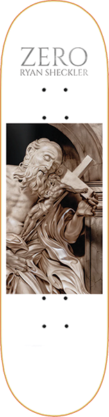 Zero - Sheckler Beloved Christ Deck-8.25 Wht - Skateboard Deck