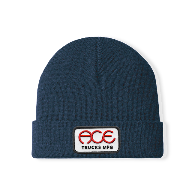 Ace Rings Beanie Navy - Skateboard Beanie
