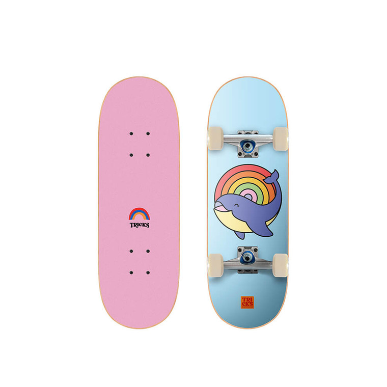 Tricks Whale Foam Top Complete 7.87 X 24.21 - Complete Skateboard