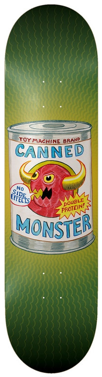 Toy Machine Team Canned Monster Deck 8.0 - Skateboard Deck