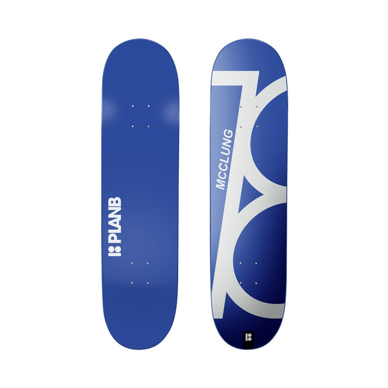 Plan B Mcclung Full Dip Slanted Twin Tail Deck 8.25 - Skateboard Deck