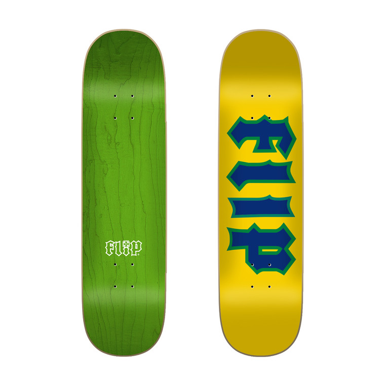 Flip Team Cancelled Yellow Deck 8.4 - Skateboard Deck