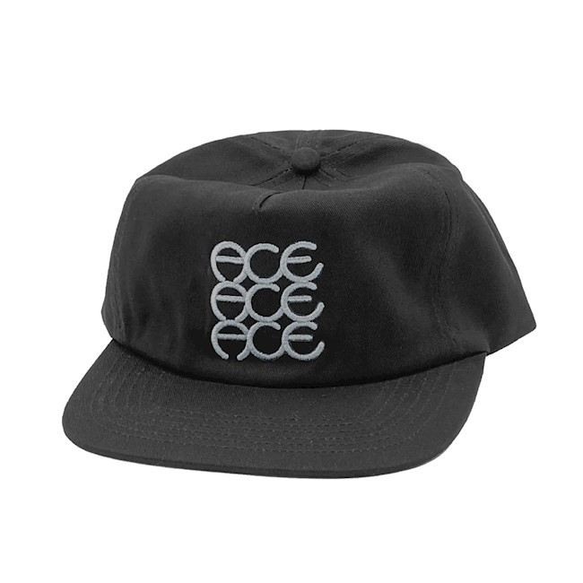 Ace Finish Hat Black - Skateboard Hat