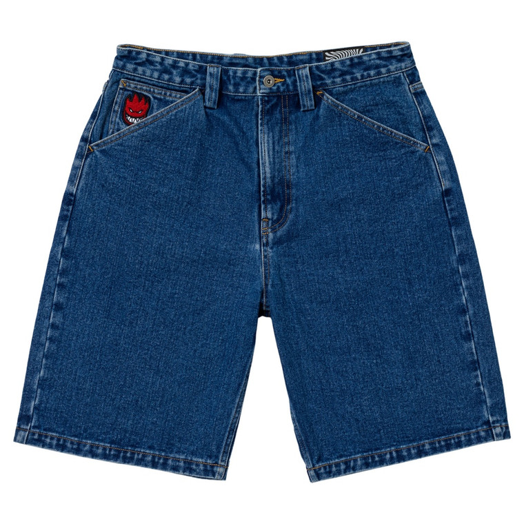 Spitfire Bighead Fill Denim Stone Wash Shorts 38 - Skateboard Pants