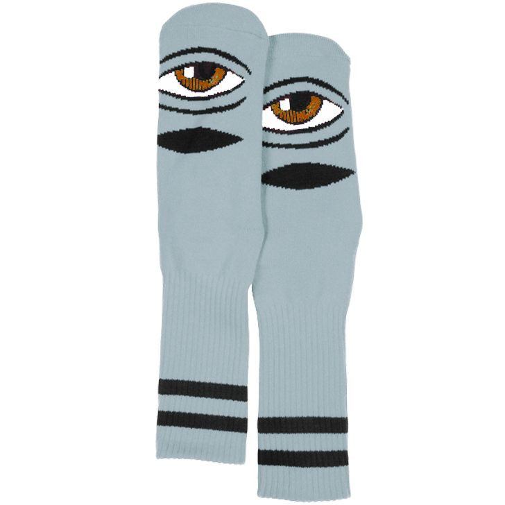 Toy Machine Sect Eye Socks Light Blue - Skateboard Socks