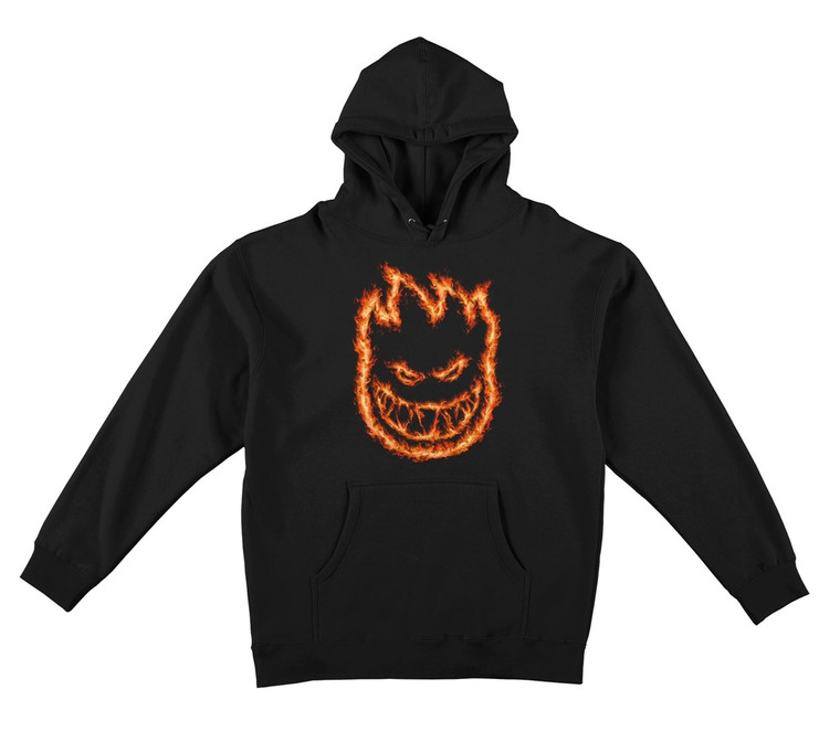 Spitfire Charred Remains Black Hd/swt S - Skateboard Sweatshirt