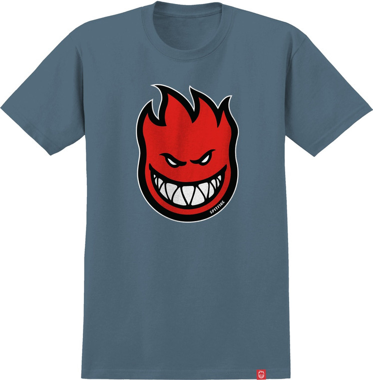 Spitfire Bighead Fill Indigo Ss Xl - Skateboard Tshirt