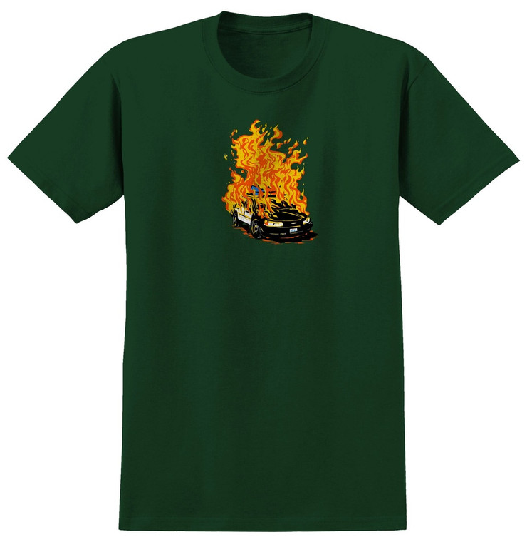 Real Pig Roast Forrest Green Ss Xl - Skateboard Tshirt