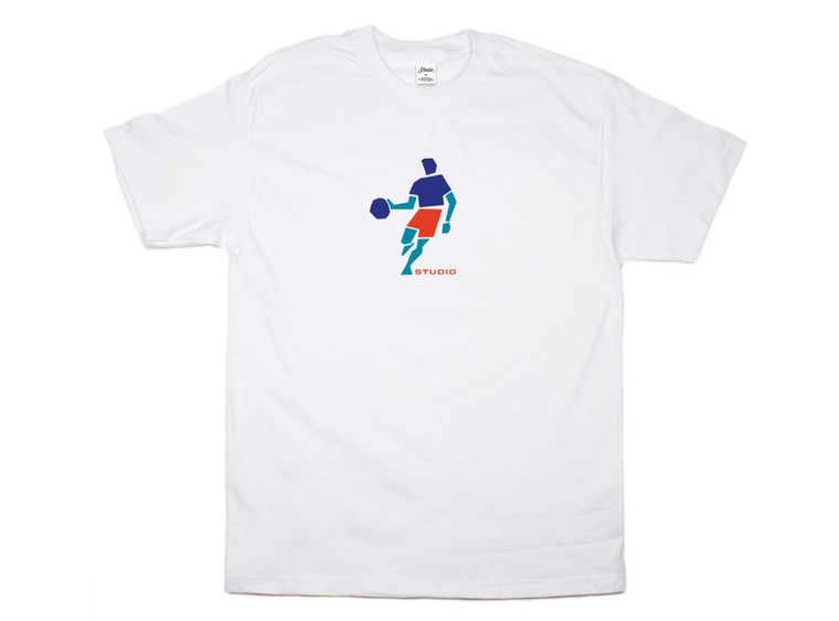 Studio Handles White Ss Xl - Skateboard Tshirt