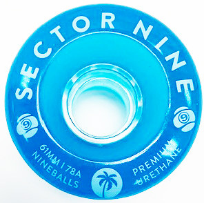 Sector 9 Nineballs Blue 61mm 78a Wheels - Skateboard Wheels
