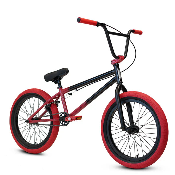 Elite BMX Bike -  Stealth  - Black / Red Two Tone