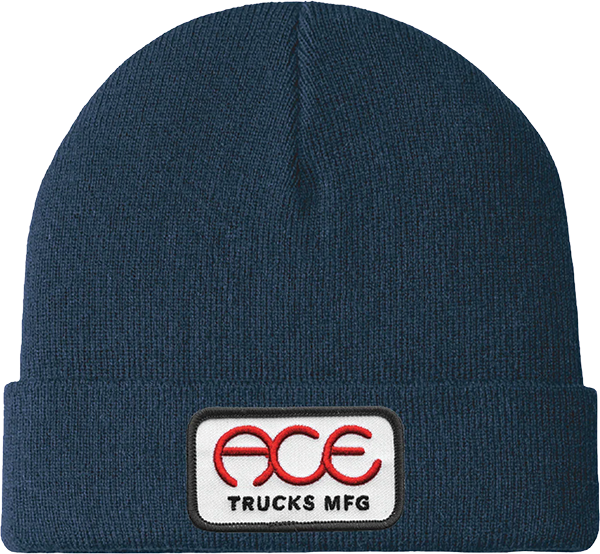 Ace Trucks - Rings Logo Beanie Navy - Skateboard Beanie