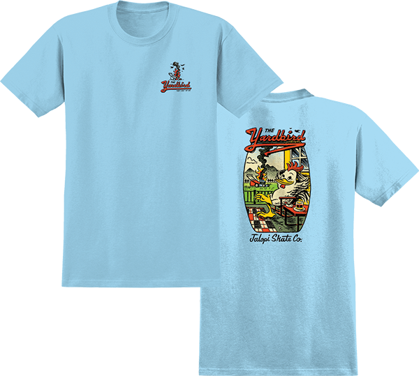 Antihero - Jalopi Yardbird Ss M-heather Light Blue - Skateboard Tshirt