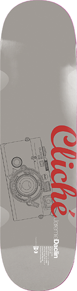 Cliche - Daclin Camera Deck-8.5 Grey - Skateboard Deck