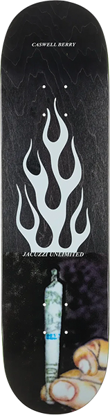 Jacuzzi - Berry Roll Up Deck-8.0 Black Ex7 - Skateboard Deck