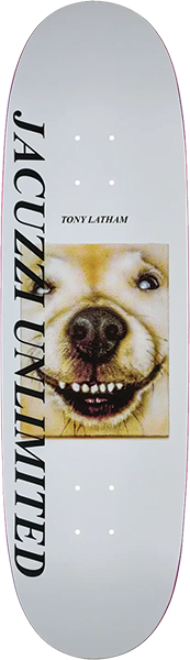 Jacuzzi - Latham Smooshed Egg Deck-9.12x32.3 Wht Ex7 - Skateboard Deck
