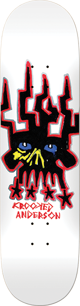 Krooked - Anderson Skull King Deck-8.38 - Skateboard Deck