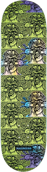 Madness - Repeat Offender Dk-8.5 Saftey Yel/holo R7 - Skateboard Deck