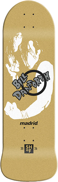 Madrid - Danforth Shof 2026 Deck-9.25x29.62 Gold Ltd - Skateboard Deck