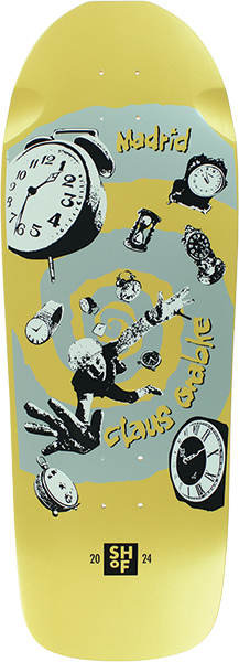 Madrid - Grabke Ltd 30th Shof 2024 Dk-10.7x30.5 Gold - Skateboard Deck