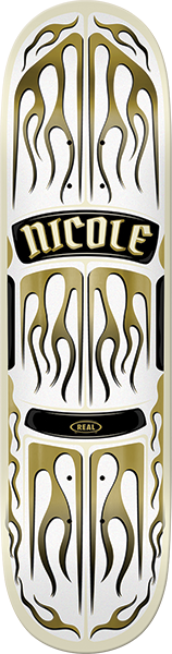 Real - Hause Ember Deck-8.5 White - Skateboard Deck