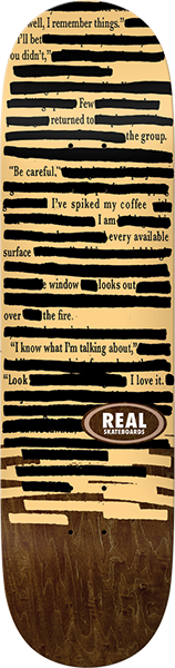 Real - Non Fiction Deck-8.38 - Skateboard Deck