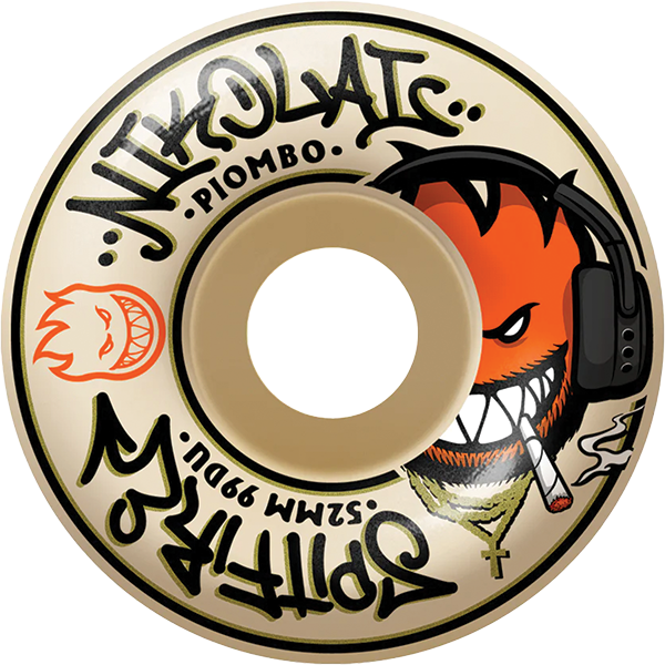 Spitfire - Piombo F4 99a Classic 52mm Nat - Skateboard Wheels (Set Of Four)