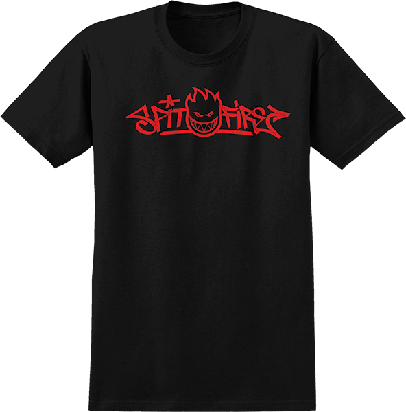 Spitfire - Vinz Ss Xl-black - Skateboard Tshirt