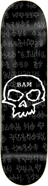 Zero - Bam 3 Stigoi Skull Deck-8.5 - Skateboard Deck
