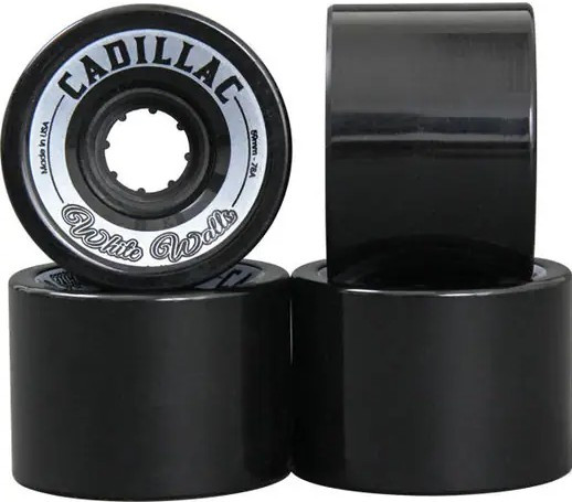 Cadillac White Walls 59mm 78a (set Of 4) - Skateboard Wheels
