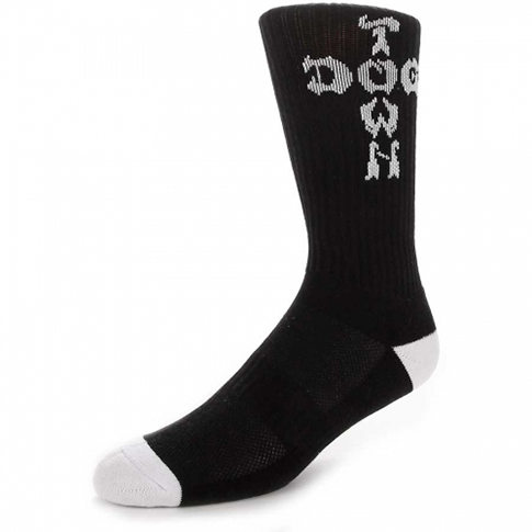 Dogtown Black Crew Socks - Skateboard Socks
