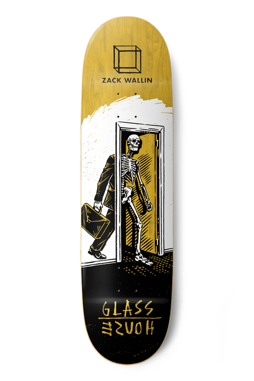 Glass House Zack Wallin Threshold Deck 8.75 - Skateboard Deck