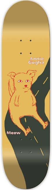 Meow Annie Guglia Barto Deck 8.00 - Skateboard Deck