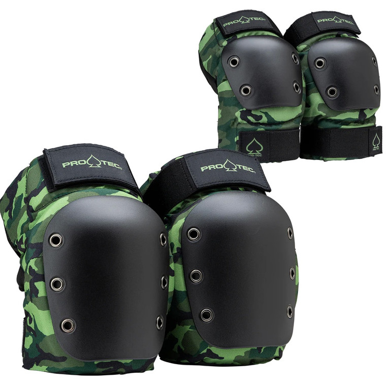 Pro Tec Street Knee/elbow Pad Set Camo L - Skateboard Pads